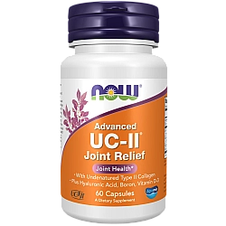 קולגן UC-II להקלה על המפרקים 60 כמוסות - מבית NOW FOODS