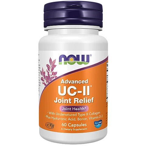 קולגן UC-II להקלה על המפרקים 60 כמוסות - מבית NOW FOODS
