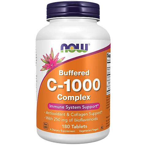 קומפלקס C-1000 לא חומצי 180 טבליות - מבית NOW FOODS קומפלקס C-1000 לא חומצי 180 טבליות - מבית NOW FOODS