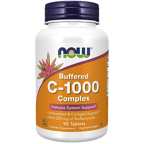 קומפלקס ויטמין C-1000 לא חומצי 90 טבליות - מבית NOW FOODS