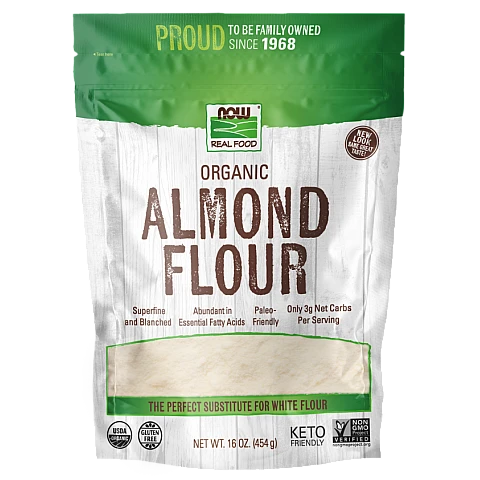 קמח שקדים אורגני דק 454 גרם - מבית NOW FOODS קמח שקדים אורגני דק 454 גרם - מבית NOW FOODS