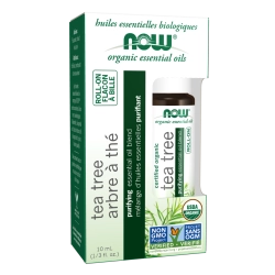 רול-און שמן עץ תה אורגני 10 מ"ל - מבית NOW FOODS