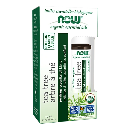 רול-און שמן עץ תה אורגני 10 מ"ל - מבית NOW FOODS