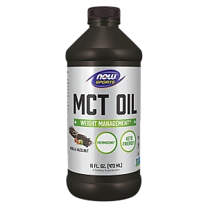 שמן MCT טעם וניל אגוזים 473 מ"ל - מבית NOW FOODS