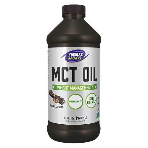 שמן MCT טעם וניל אגוזים 473 מ"ל - מבית NOW FOODS
