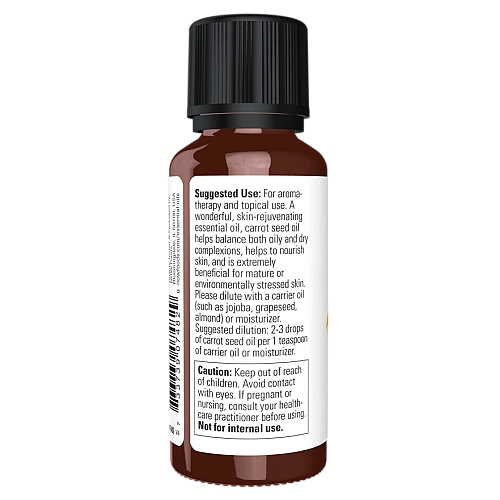 שמן אתרי זרעי גזר 30 מ”ל - מבית NOW FOODS