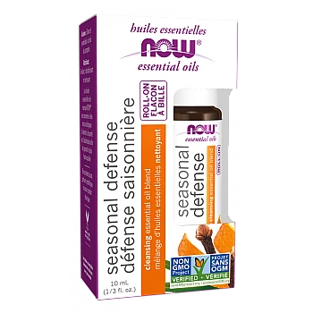 שמן אתרי רול-און עונתי להגנה 10 מ"ל - מבית NOW FOODS