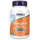 שמן דגים אומגה 3 מכין 1,000 מ"ג - 90 כמוסות רכות - מבית NOW FOODS