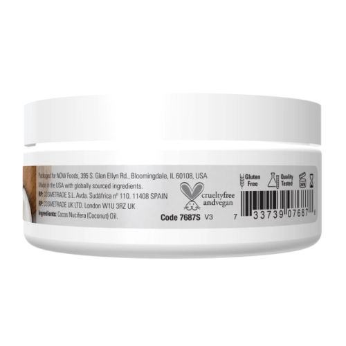 שמן קוקוס אורגני טבעי 89 גרם - מבית NOW FOODS