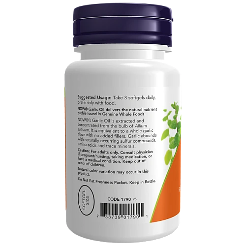 שמן שום 1500 מ"ג 100 כמוסות - מבית NOW FOODS