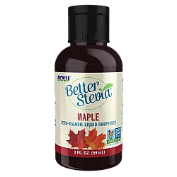 תמצית בטר סטיביה נוזלי טעם מייפל 59 מ"ל - מבית NOW FOODS