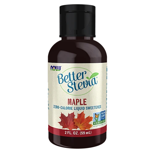 תמצית בטר סטיביה נוזלי טעם מייפל 59 מ"ל - מבית NOW FOODS