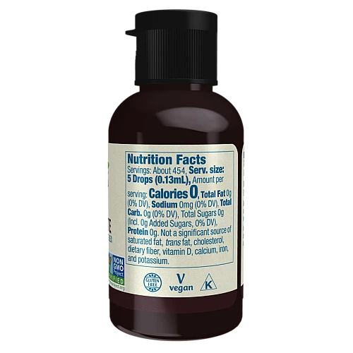 תמצית סטיביה נוזלי טעם שוקולד מריר 59 מ"ל - מבית NOW FOODS