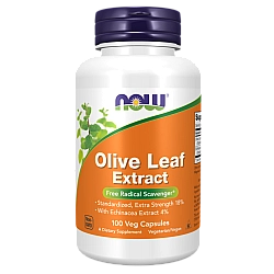 תמצית עלי זית חזק במיוחד 100 כמוסות - מבית NOW FOODS