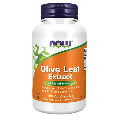 תמצית עלי זית חזק במיוחד 100 כמוסות - מבית NOW FOODS