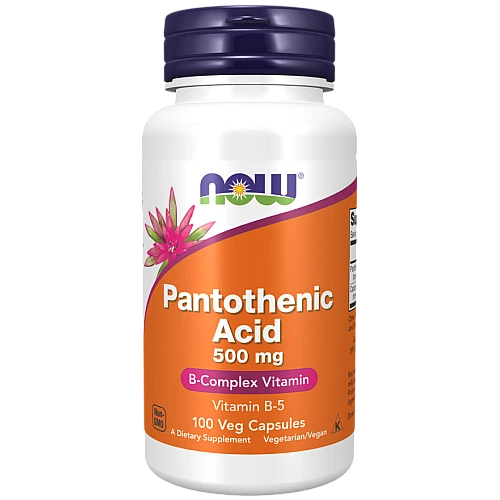 חומצה פנטותנית 500 מ"ג 100 כמוסות - מבית NOW FOODS