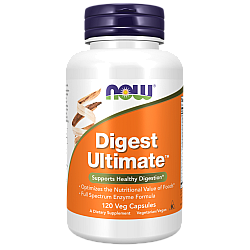 Digest Ultimate לתמיכה במערכת העיכול 120 כמוסות - מבית NOW FOODS
