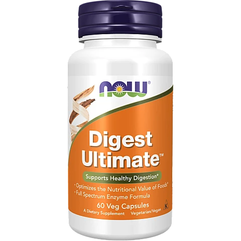 Digest Ultimate תוסף לתמיכה במערכת העיכול 60 כמוסות - מבית NOW FOODS Digest Ultimate תוסף לתמיכה במערכת העיכול 60 כמוסות - מבית NOW FOODS