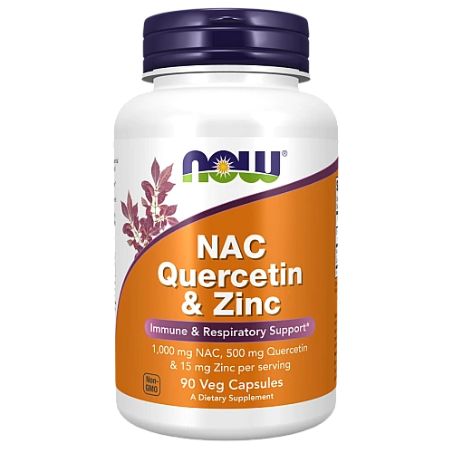 NAC קוורצטין ואבץ 90 כמוסות - מבית NOW FOODS