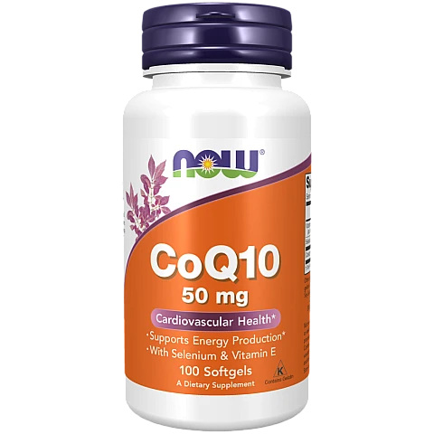 Q10 קו-אנזים 50 מ"ג 100 כמוסות - מבית NOW FOODS Q10 קו-אנזים 50 מ"ג 100 כמוסות - מבית NOW FOODS