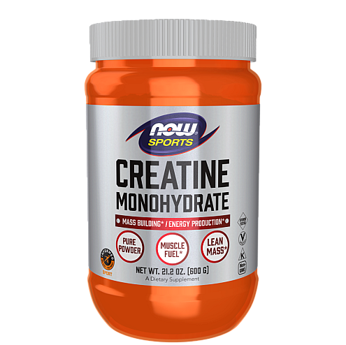 אבקת קריאטין מונוהידראט כשר 601 גרם - מבית NOW SPORTS