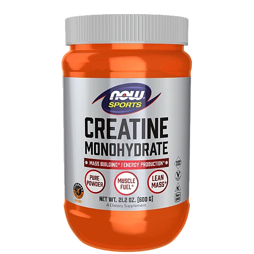 אבקת קריאטין מונוהידראט כשר 601 גרם - מבית NOW SPORTS