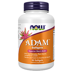  אדם ADAM מולטי-ויטמין לגברים 90 כמוסת ג'ל - מבית - NOW FOODS