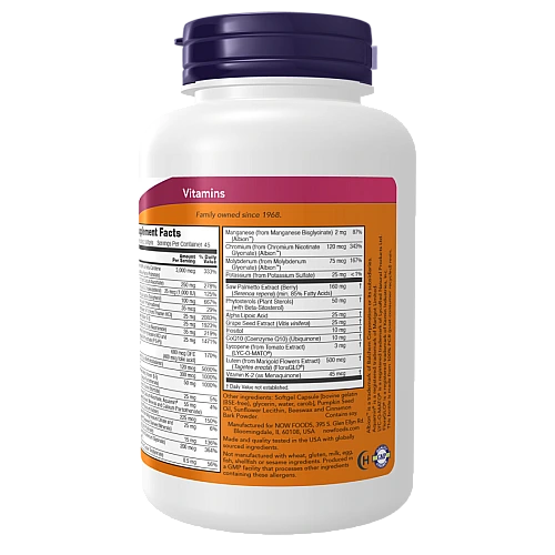 אדם ADAM מולטי-ויטמין לגברים 90 כמוסת ג'ל - מבית - NOW FOODS