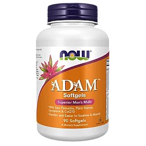  אדם ADAM מולטי-ויטמין לגברים 90 כמוסת ג'ל - מבית - NOW FOODS