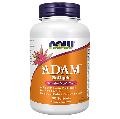 אדם ADAM מולטי-ויטמין לגברים 90 כמוסת ג'ל - מבית - NOW FOODS