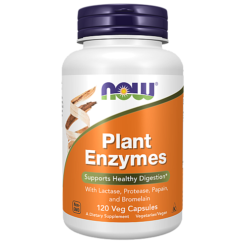 אנזימים צמחים 120 כמוסות - מבית NOW FOODS