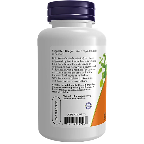 גוטו קולה 450 מ"ג 100 כמוסות - מבית NOW FOODS