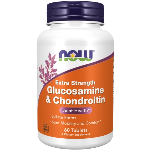 גלוקוזאמין וכונדרואיטין 60 טבליות - מבית NOW FOODS