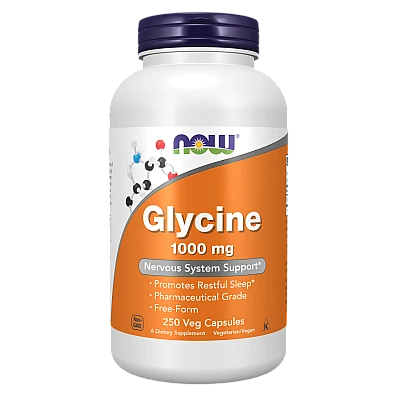 גליצין 1000 מ"ג - 250 כמוסות - מבית NOW FOODS