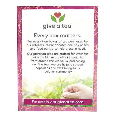 היביסקוס תה פונץ' צמחי נטול קפאין 24 שקיקי תה - מבית NOW FOODS