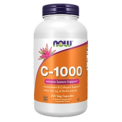 ויטמין C-1000 לא חומצי קומפלקס 250 כמוסות - מבית NOW FOODS
