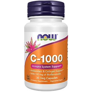 ויטמין C-1000 - תכולה 30 כמוסות - מבית NOW FOODS