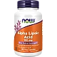 חומצה אלפא ליפואית 100 מ"ג - 120 כמוסות - מבית NOW FOODS