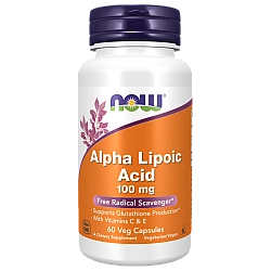 חומצה אלפא ליפואית 100 מ"ג 60 כמוסות - מבית NOW FOODS