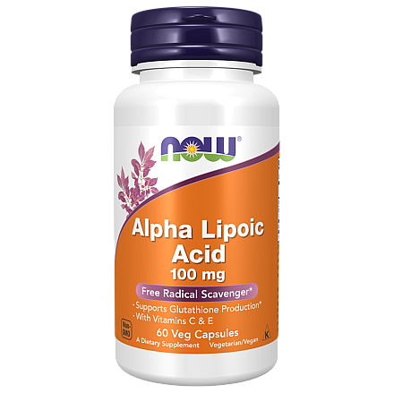 חומצה אלפא ליפואית 100 מ"ג 60 כמוסות - מבית NOW FOODS