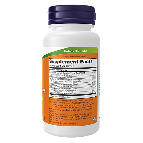 כוח ויראלי לבריאות הגבר 60 כמוסות - מבית NOW FOODS