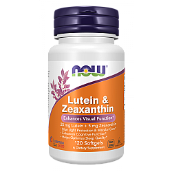 לוטאין זאקסנטין 120 כמוסות - מבית NOW FOODS