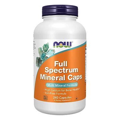 מולטי מינרל פול ספקטרום מינרל - 240 כמוסות - מבית NOW FOODS
