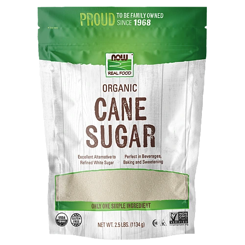 סוכר קנים אורגני 1,13 ק"ג - מבית NOW FOODS