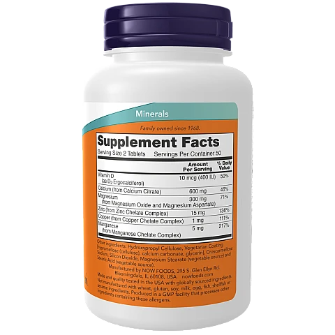 סידן ציטראט 100 טבליות - מבית NOW FOODS סידן ציטראט 100 טבליות - מבית NOW FOODS