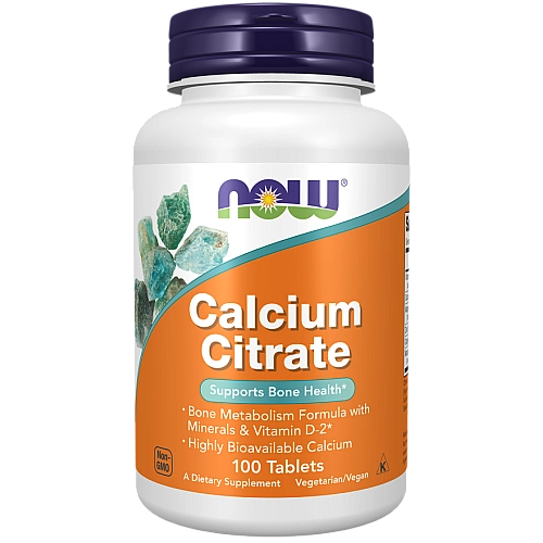 סידן ציטראט 100 טבליות - מבית NOW FOODS