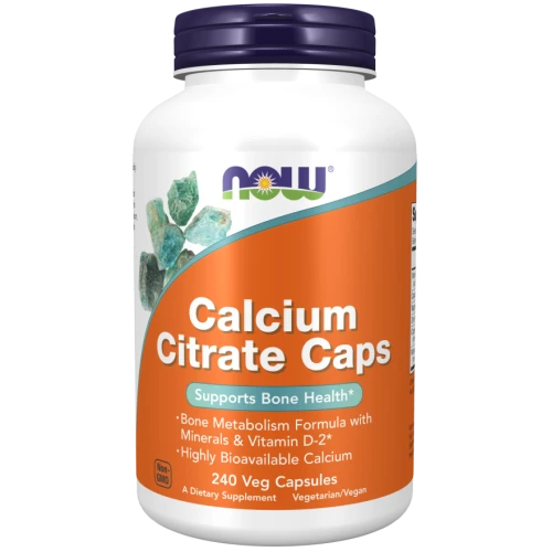 סידן ציטראט 240 כמוסות - מבית NOW FOODS