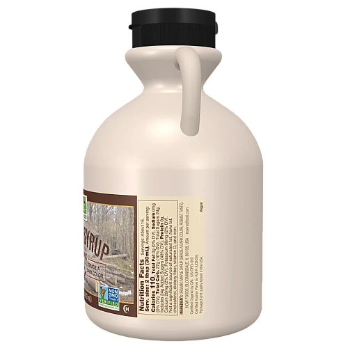 סירופ מייפל אורגני דרגה A צבע כהה 473 מ"ל - מבית NOW FOODS