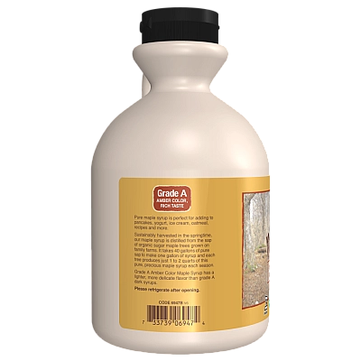 סירופ מייפל אורגני דרגה A צבע ענבר 946 מ"ל - מבית NOW FOODS