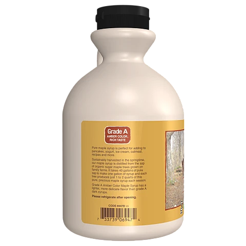סירופ מייפל אורגני דרגה A צבע ענבר 946 מ"ל - מבית NOW FOODS סירופ מייפל אורגני דרגה A צבע ענבר 946 מ"ל - מבית NOW FOODS